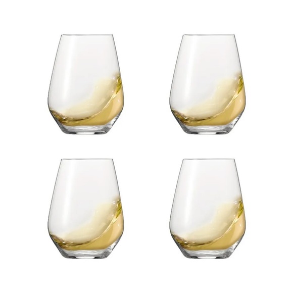Spiegelau Dining Spiegelau Authentis 4 Piece Crystal Stemless White